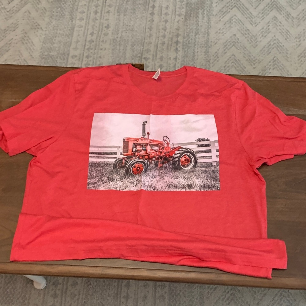 Bella Canvas Red T-Shirt Farmall A